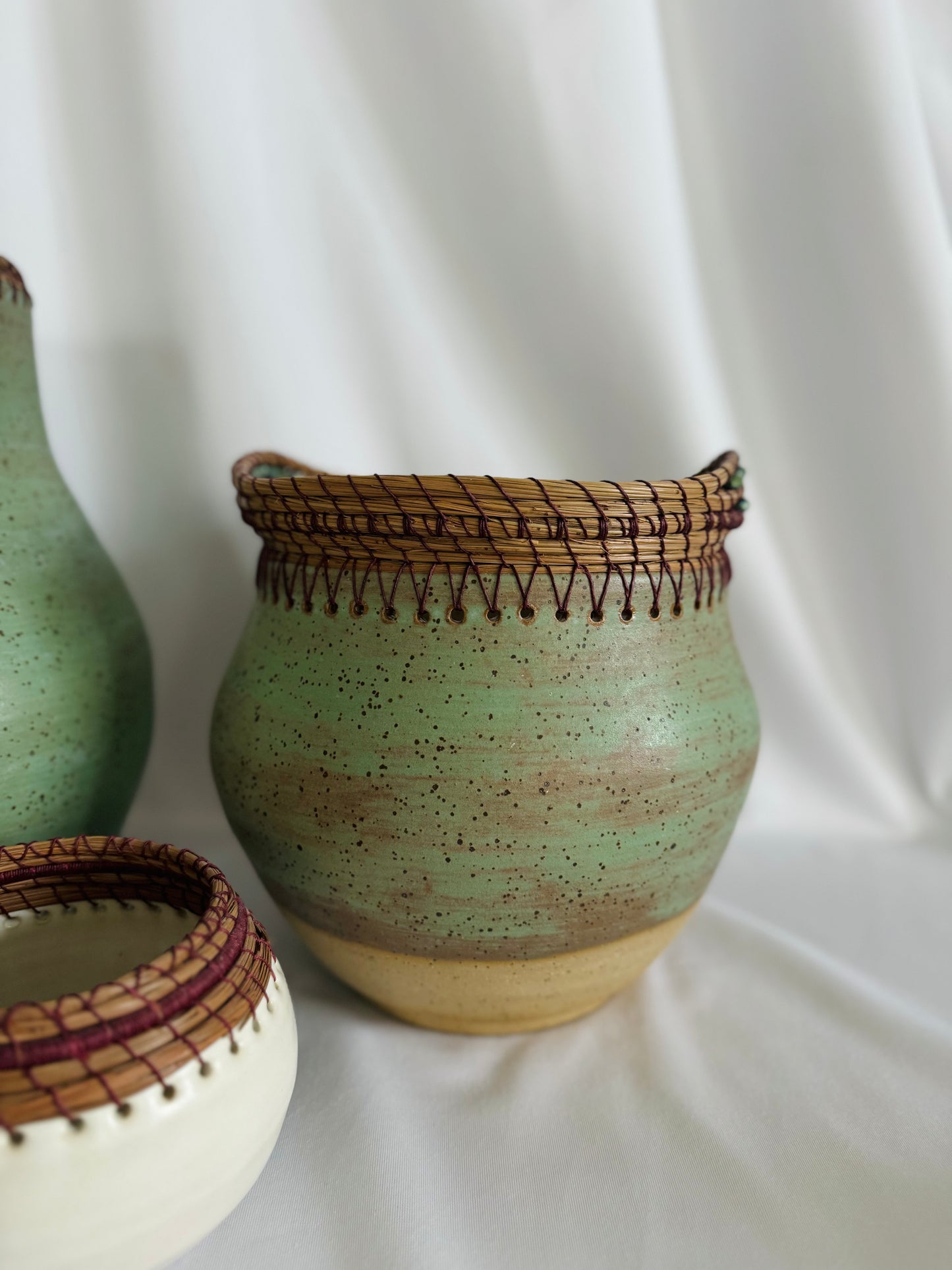 Woven Vessels Series 6 Speckled & Beaded