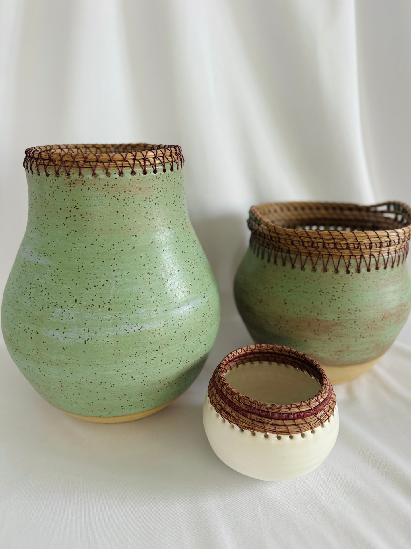 Woven Vessels Series 6 Speckled & Beaded